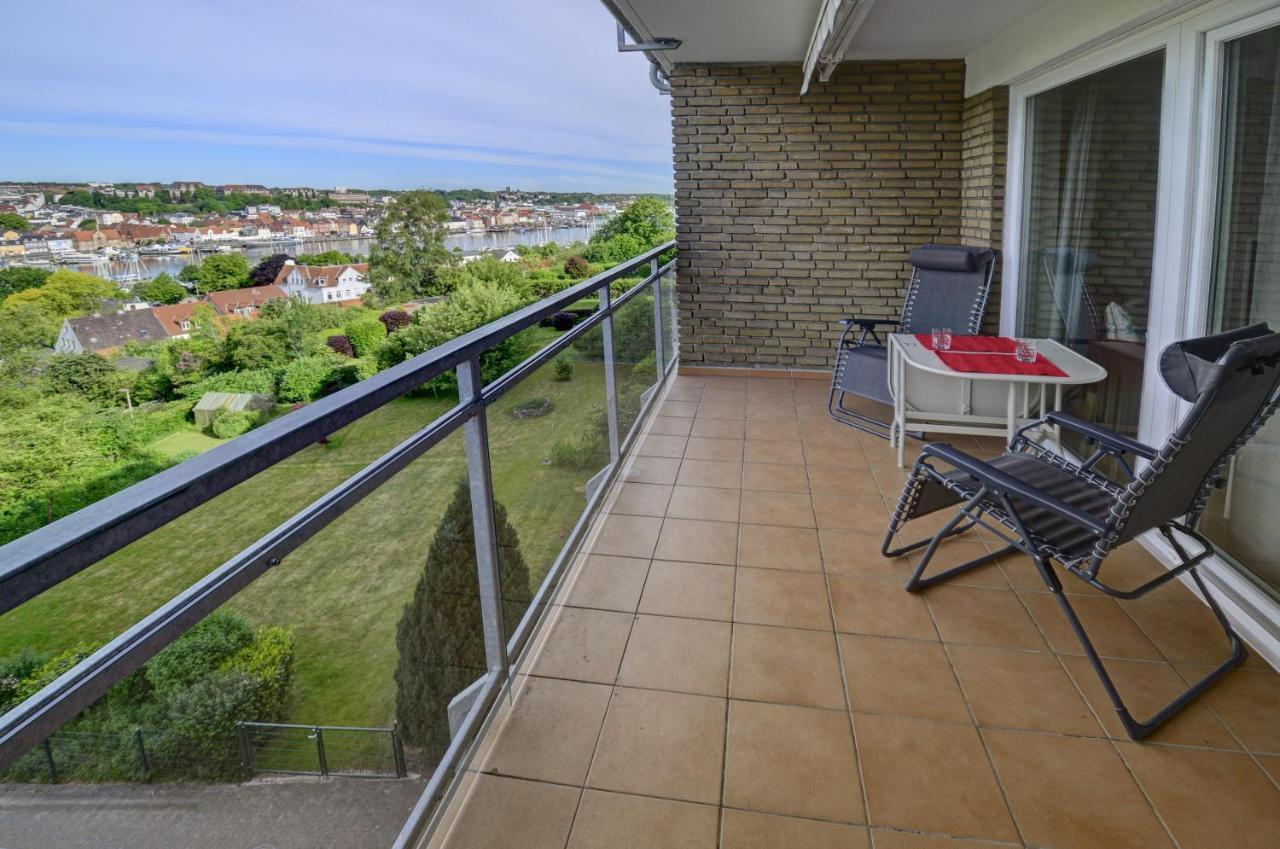 Fewo1846 - Flensview - Komfortables Studioapartment Mit Balkon Und Hafenblick Фленсбург Экстерьер фото